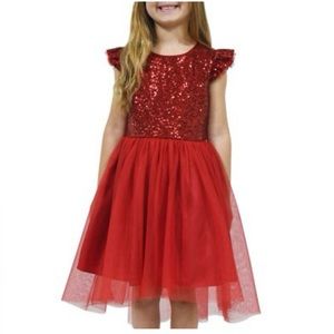 ❤️😍Zunie Girl Special Occasion Dress, Red, Size 18 Mths